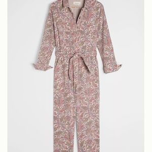 Anthropologie denim jumpsuit